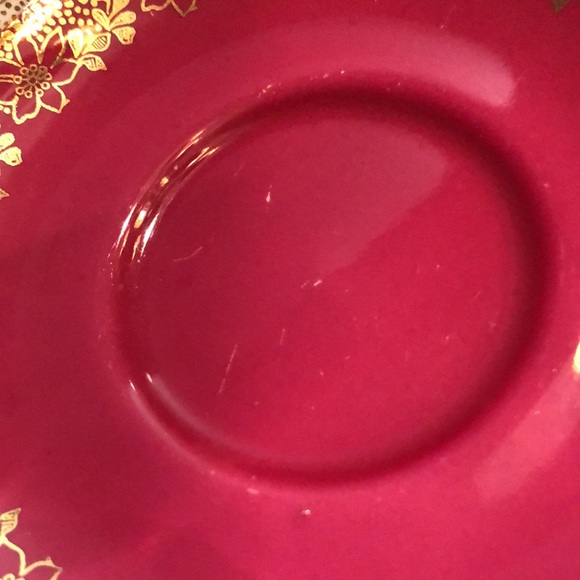 🏴󠁧󠁢󠁥󠁮󠁧󠁿 Crown Staffordshire Tea Cup & Saucer fine bone china set - Picture 4 of 9